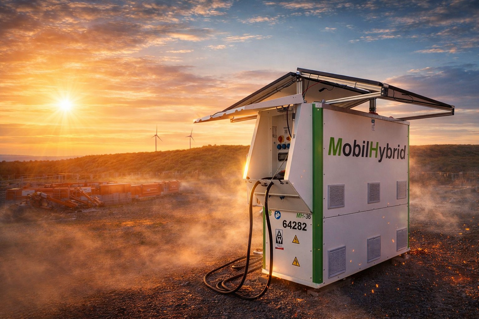 MobilHybrid Logo – Mobiler Stromspeicher für Baustelle bei AVB Bautechnik